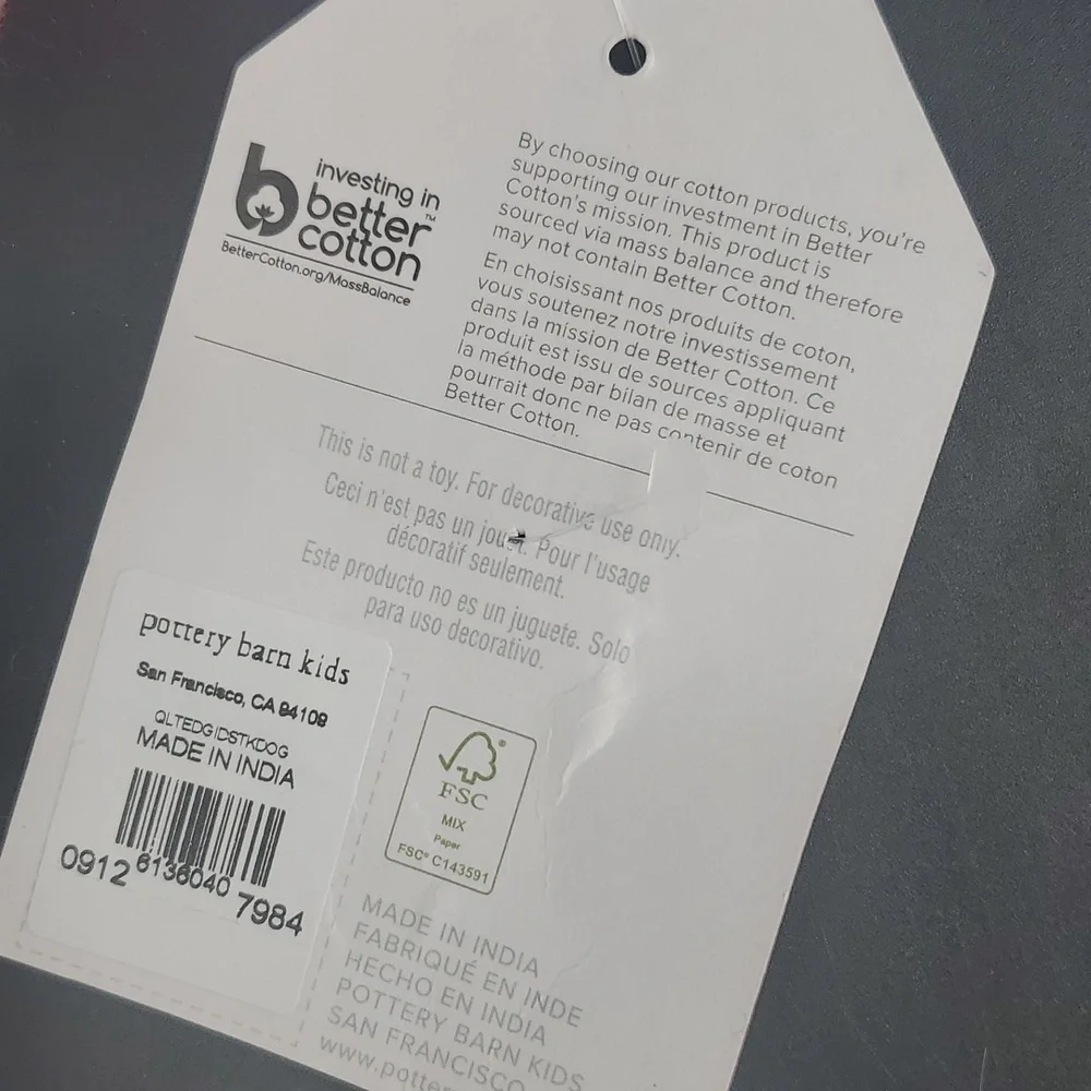 Pottery Barn nwt see